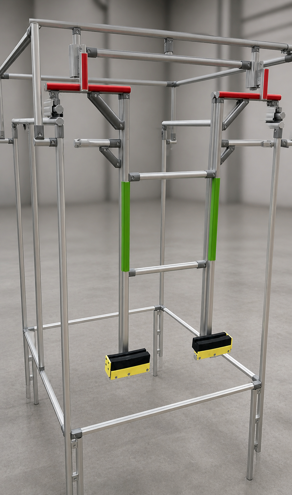 Estructura de perfilería modular